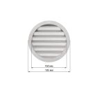 Вентиляционные решетки круглые металлические