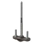 Элементы молниезащиты: крепления, держатели молниеприемников