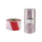 Ленты сигнальные, оградительные, красно-белые, ЛСО