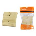 Накладки на бревно деревянная