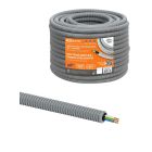 Электротруба гофрированная с кабелем