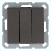 Выключатель 3-кл. 10А IP20 механизм мокко Jasmart G3031Z