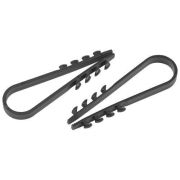 Дюбель-хомут 5-10мм для круглого кабеля NO-224-559 черн. (уп.10шт) Эра Б0066283