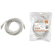 Патч-корд народный U/UTP Cat 5e 4PR 24AWG PVC, литой 10 м, серый