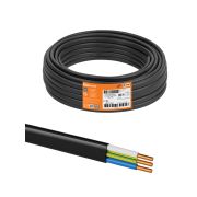 Кабель ВВГ-П нг(А)-LS 3х2,5 ок(N, PE)-0,66 ГОСТ (20м) TDM