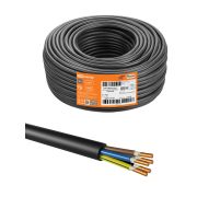 Кабель ВВГнг(А)-FRLS 5х1,5 ок(N, PE)-0,66 ГОСТ (100м) TDM