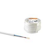 Провод ПВС 2х1 ГОСТ (10м), белый TDM