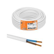 Провод ПВС 2х2,5 ГОСТ (10м), белый TDM