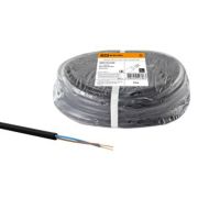 Провод ПВС 2х1 ГОСТ (10м), черный TDM