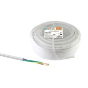 Провод ПВСмб 3х1,5 (5м), белый Народный