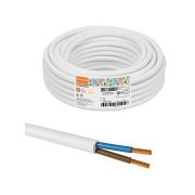 Провод ПВСмб 2х1,5 (20м), белый Народный