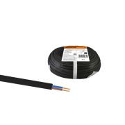 Шнур ШВВП 2х0,75 ГОСТ (50м), черный TDM