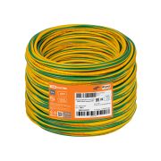 Провод ПуВнг(А)-LS 1х2,5 ГОСТ (500м), желто-зеленый TDM
