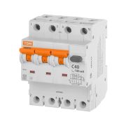 АВДТ 63 4P(3Р+N) C40 100мА 6кА тип А - Автоматический Выключатель Дифференциального тока TDM