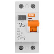 Устройство защитного отключения ВД1-63 2Р 32А 100мА TDM