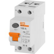 Устройство защитного отключения ВД1-63 2Р 100А 300мА TDM