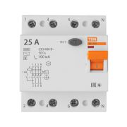 Устройство защитного отключения ВД1-63S 4Р 25А 100мА TDM