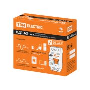 Устройство защитного отключения ВД1-63 2Р 63А 100мА тип А TDM