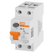Устройство защитного отключения ВД1-63 2Р 80А 500мА TDM