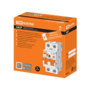 Дифференциальный автоматический выключатель АД2P 2Р С25 30мА 6кА тип АС TDM