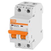 Авт. выкл.ВА47-29 2Р 25А 4,5кА х-ка В TDM