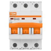 Авт. выкл.ВА47-29 3Р 40А 4,5кА х-ка В TDM