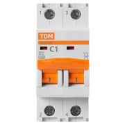 Авт. выкл.ВА47-29 2Р  1А 4,5кА х-ка С TDM