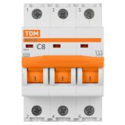 Авт. выкл.ВА47-29 3Р  8А 4,5кА х-ка С TDM