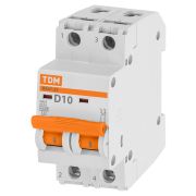 Авт. выкл.ВА47-29 2Р 10А 4,5кА х-ка D TDM