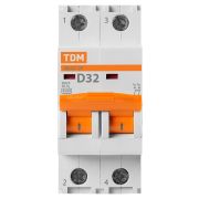 Авт. выкл.ВА47-29 2Р 32А 4,5кА х-ка D TDM