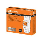 Авт. выкл. ВА47-125 1Р 125А 15кА  х-ка С TDM