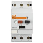 Пускатель ПРК80-63 In=63A Ir=40-63A Ue 660В TDM
