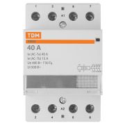 Контактор модульный КМ63/4-40 4НО TDM