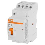 Контактор модульный с ручным управлением КМ63/4-25 4НО 230В АС TDM