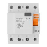 Устройство защитного отключения ВД63 4Р 63А 300мА (электронное) TDM