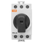 Рубильник модульный РМ-25 3П 25A TDM