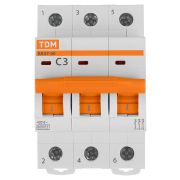 Авт. выкл. ВА47-60 3Р  3А 6кА х-ка С TDM