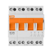 Модульный переключатель трехпозиционный МП-63 4P 63А TDM