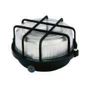 Светильник НПП 03-100-005.04 У3 (корпус и защитная  сетка-квадрат, черный) TDM