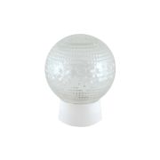 Светильник НББ 64-60-025 УХЛ4 (шар стекло «Цветочек»/прямое основание) TDM