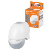 Датчик движения  настенный  ДДС-03 1100Вт, 5-720с, 10м, 5+Лк, 180гр, IP44, TDM