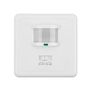 Датчик движения  встраив. в стену  ДДВ-03 500Вт, 5-480с, 2-12м, 5+Лк, 140гр, 30-90Дб, IP20, TDM