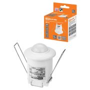 Датчик движения точечный ДДТ-02 40мм, 800Вт, 10-900с, 6м, 3+лк, 120(сбоку)+360(сверху)гр, IP20, TDM