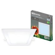 Светильник ультратонкий встраиваемый светодиодный «Даунлайт» квадрат СВО (белый) 24 Вт 4000К TDM