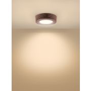 Светильник накладной светодиодный круг «Даунлайт» СПО (венге) 6 Вт 120*32 мм 3000К TDM