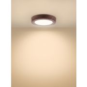 Светильник накладной светодиодный круг «Даунлайт» СПО (венге) 12 Вт 170*32 мм 3000К TDM