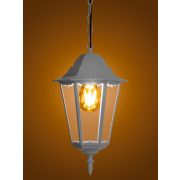 Светильник 6100-25 садово-парковый шестигранник, 100Вт, подвес,белый