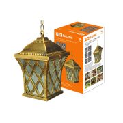 Светильник садово-парковый «Прованс» 100 Вт, подвес, шагрень/бронза Е27, TDM