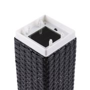 Светильник СС «Ротанг 2» на солнечных батареях, пластик, 9,5х60cм, TDM