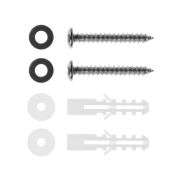 Светильник садово-парковый «Онтарио» 60 Вт, вверх, алюм., прозрачное/черный, Е27, TDM